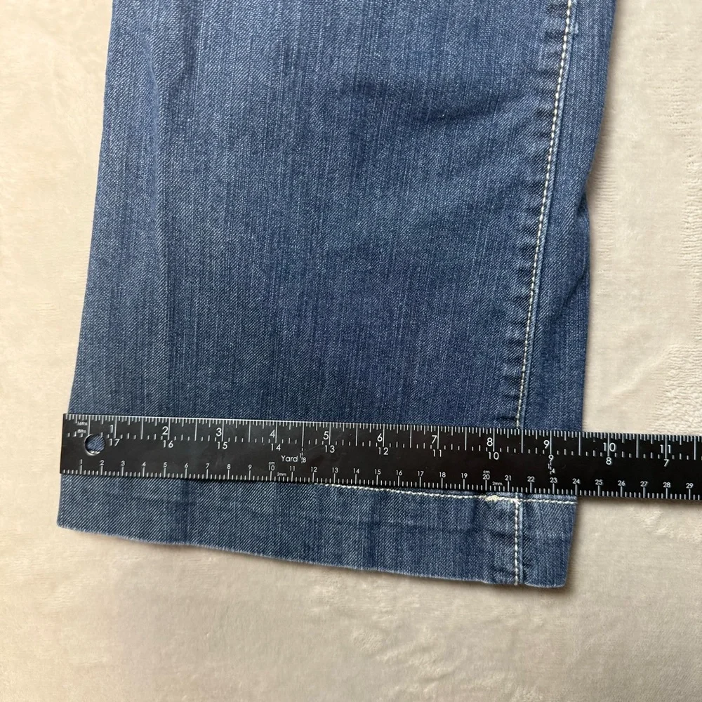 L.e.i. Y2K Low Rise Flare Jeans | Patchwork Back Pockets | Size 13
